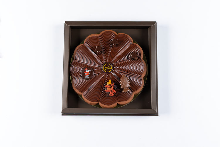 Christmas Chocolate Sablé Tart