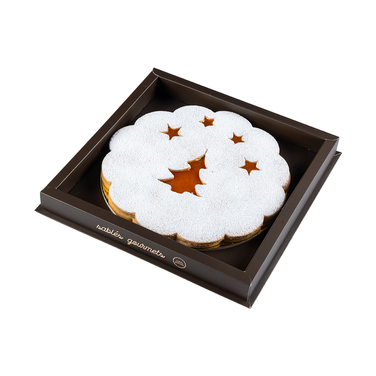 Christmas Jam Sablé Tart