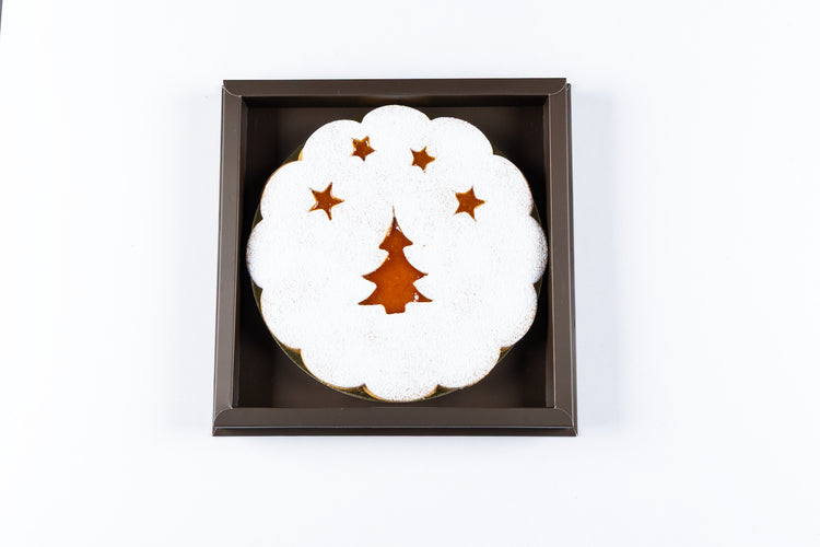 Christmas Jam Sablé Tart