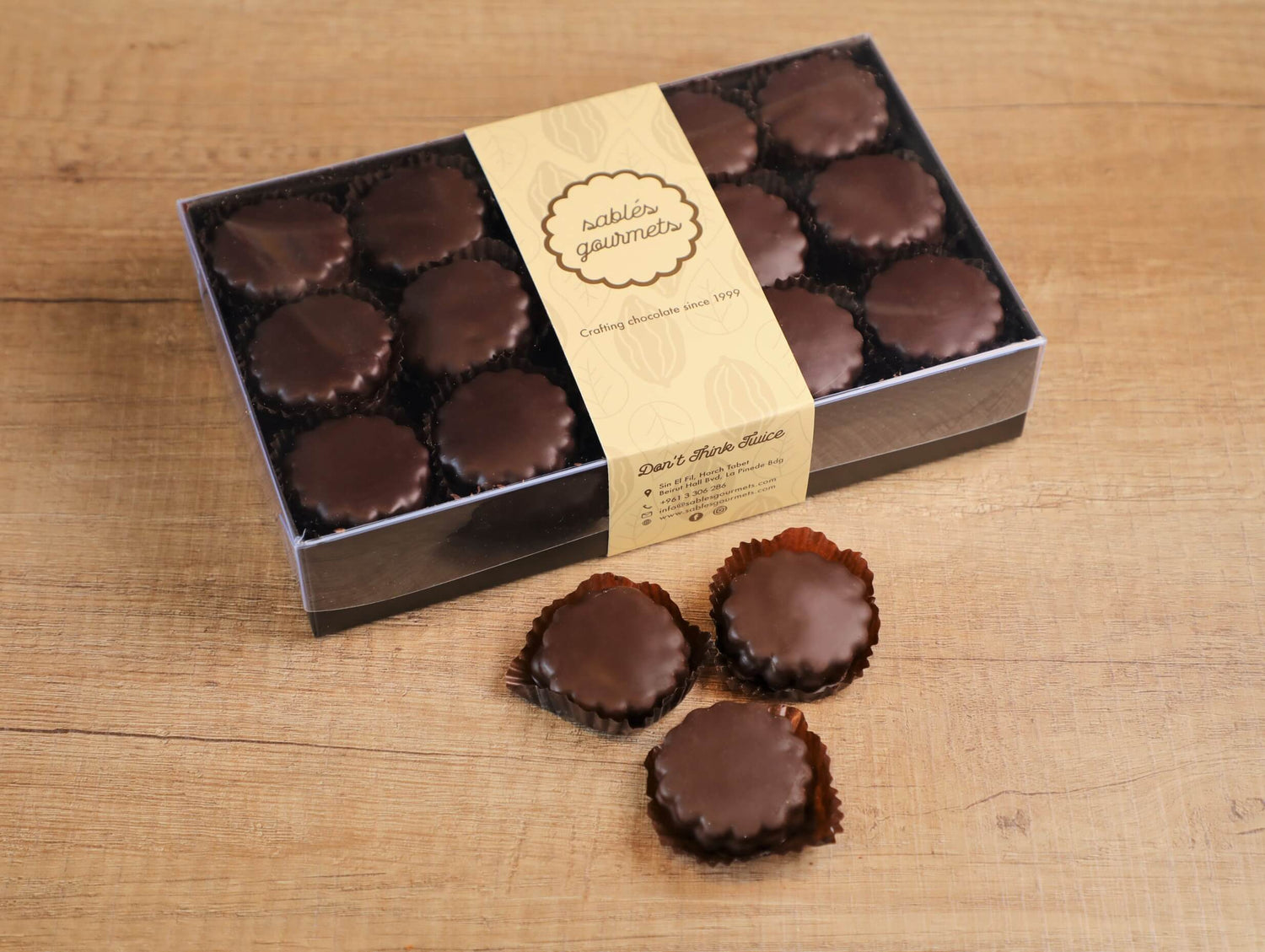 Dark Chocolate Sablés for Serious Chocolate Lovers