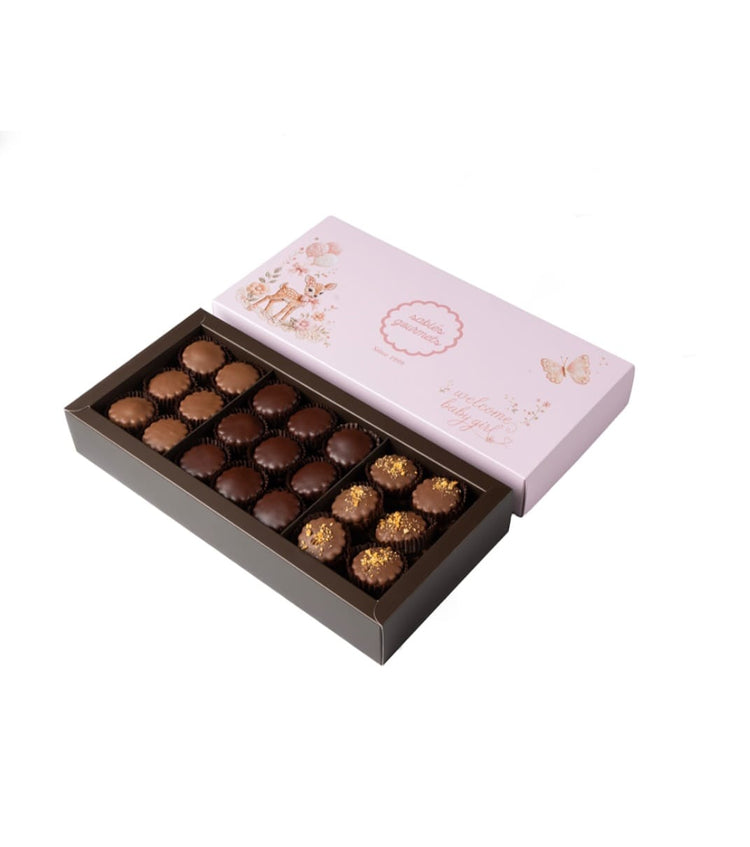 Baby Girl Dark/Milk/Hazelnut Sablés Box