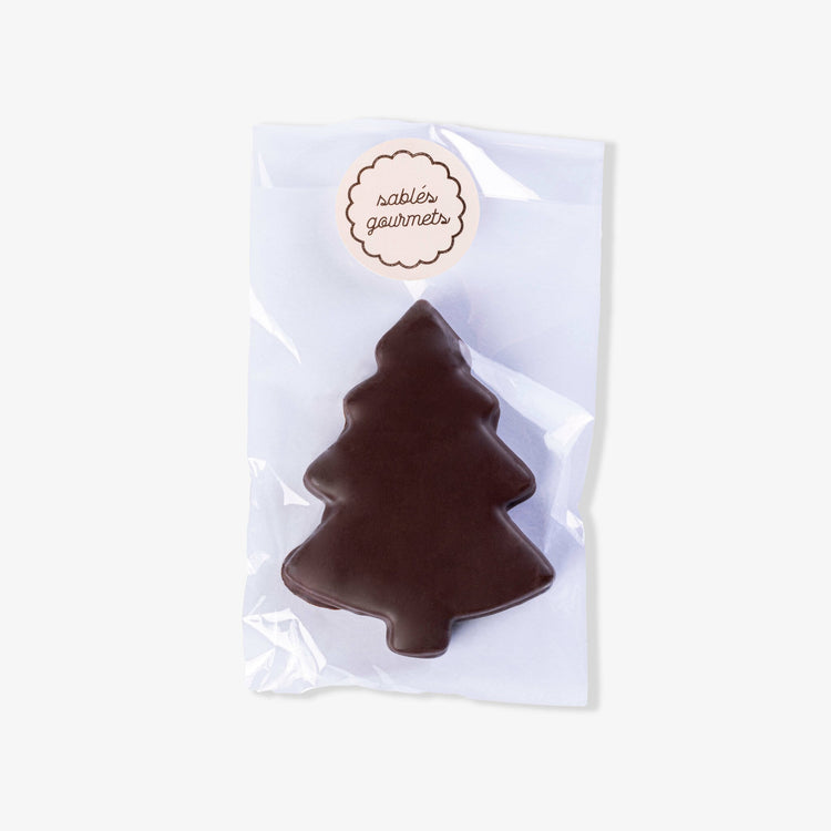 Christmas Dark Chocolate Sablé