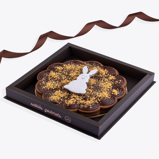 Easter Hazelnut Sablés Tart