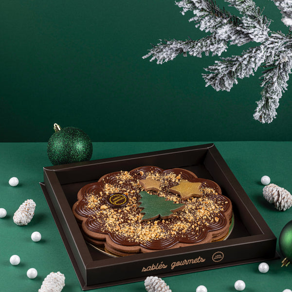 Christmas Hazelnut Sablé Tart