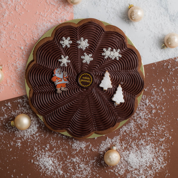 Christmas Chocolate Sablé Tart