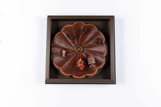 Christmas Chocolate Sablé Tart