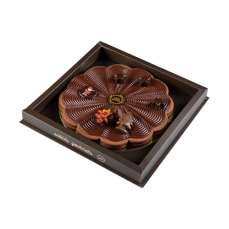 Christmas Chocolate Sablé Tart