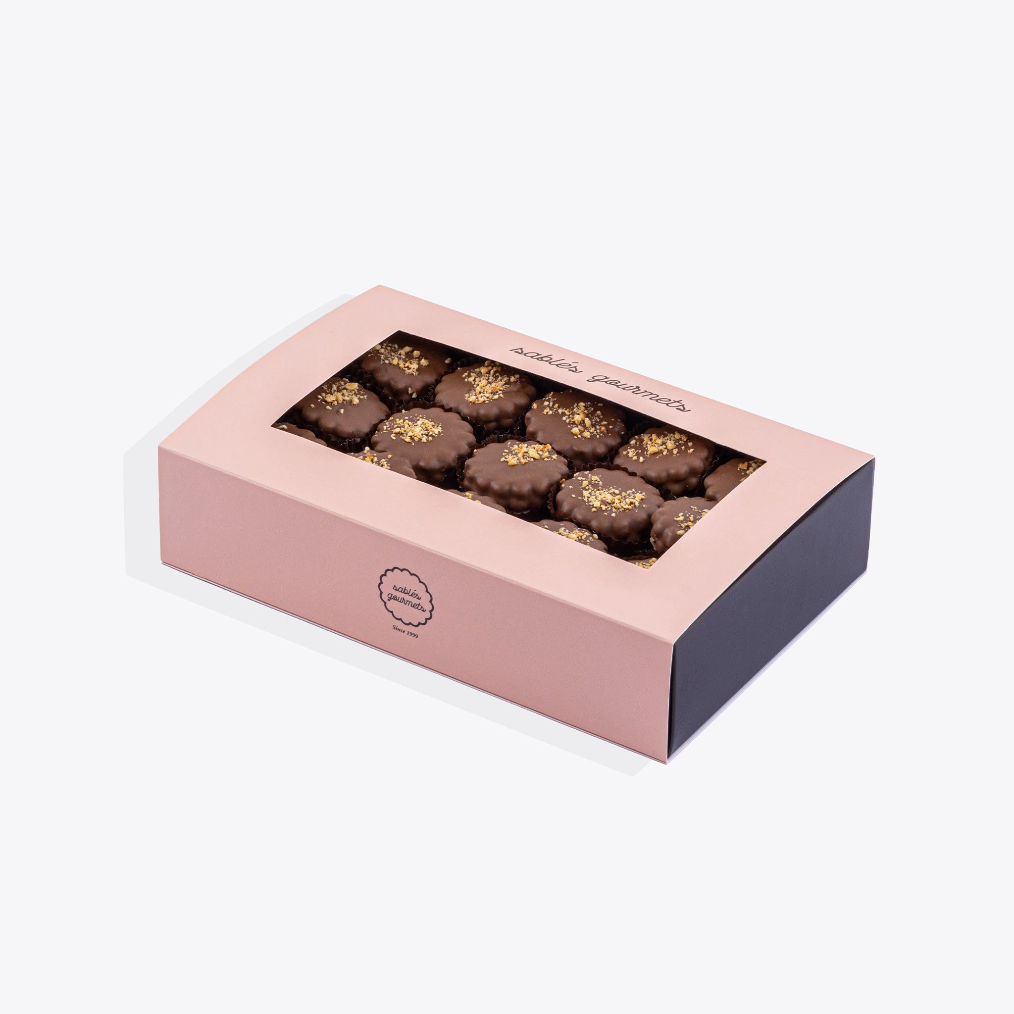 Hazelnut Chocolate Sablés Box (45 Pieces)