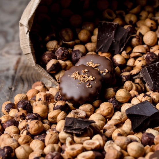 Handcrafted Hazelnut Sablés displayed with elegance, perfect for gourmet gifting