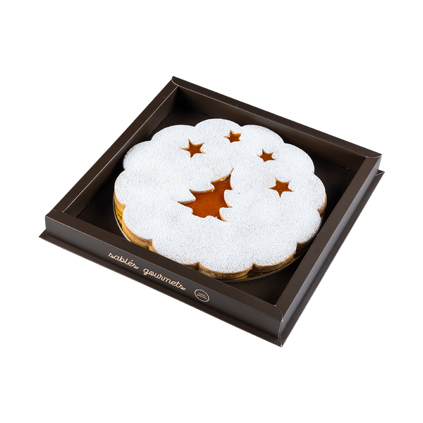 Christmas Jam Sablé Tart