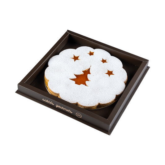 Christmas Jam Sablé Tart