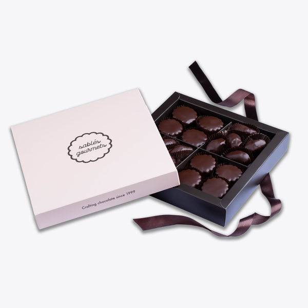 Dark Chocolate Dates & Sablés - Sablés Gourmets