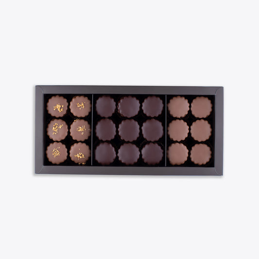 A grand collection of Sablés in a large box, perfect for festive gatherings