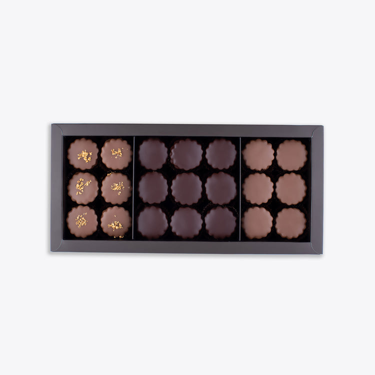 A grand collection of Sablés in a large box, perfect for festive gatherings